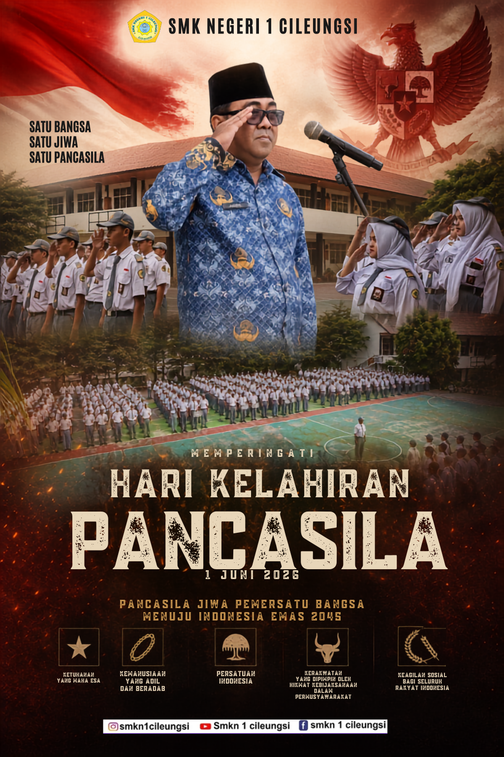 Upacara Peringatan Hari Kelahiran Pancasila 2026